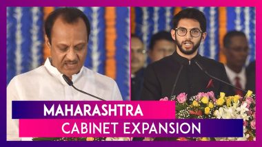 Maharashtra Cabinet Expansion: Ajit Pawar Takes Oath As Deputy CM And Aaditya Thackeray As Minister