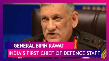 General Bipin Rawat Is India’s First Chief Of Defence Staff: A Brief Look At His Years In Service