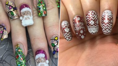 Best Easy  Simple Christmas Nail Art designs  Ideas