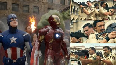 Sooryavanshi: Akshay Kumar, Ranveer Singh and Ajay Devgn's New Glimpse of the Cop Universe Is Similar to Avengers Scene