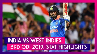 IND vs WI Stat Highlights, 3rd ODI 2019: India Beats West Indies By Four Wickets, Clinch Series 2-1