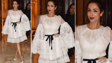 Malaika Arora's White Skater Dress is the Perfect Ensemble for all your Christmas Parties