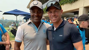 David Warner Meets Brian Lara After Historic Triple Ton Against Pakistan, Says 'Maybe I Will Get Another Chance to Break Record of 400'