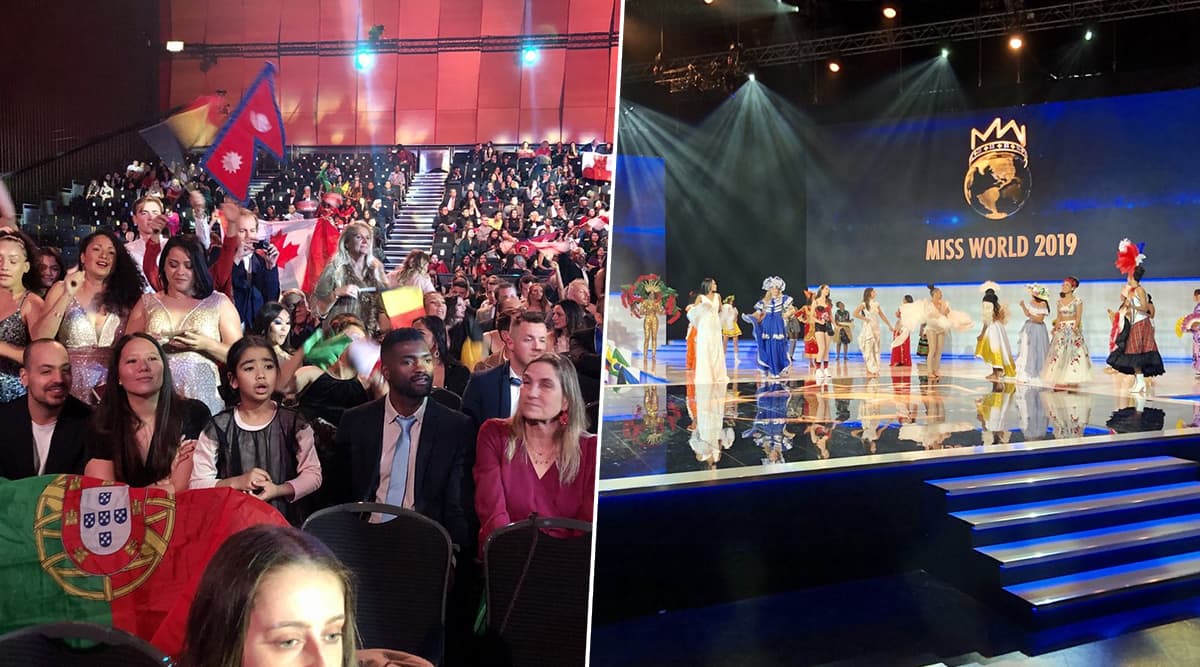 Miss World 2019 Finale Starts in London: Here's the First Glimpse from the 69th Edition of the Beauty Pageant (View Pics) Miss World 2019 Finale Starts in London: Here's the First Glimpse from the 69th Edition of the Beauty Pageant (View Pics)