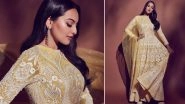 Yo or Hell No? Sonakshi Sinha's Yellow Anarkali Suit by Falguni & Shane Peacock for Dabangg 3 Promotions