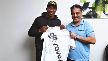 Kamal Haasan Gets an Autographed T-Shirt as a Gift from West Indies All-Rounder Dwayne Bravo