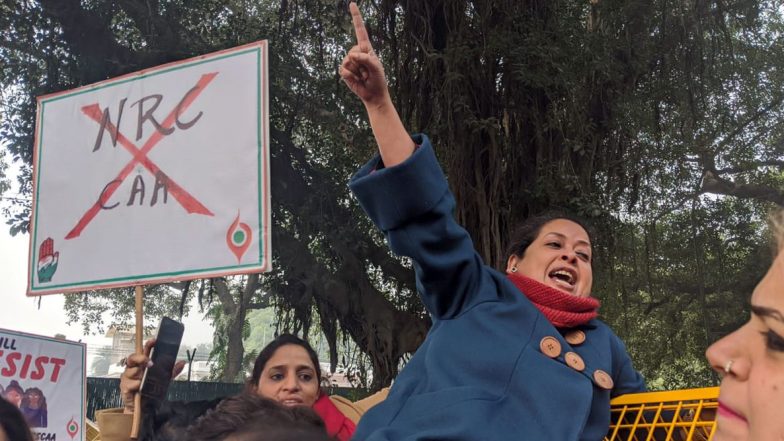 Anti-CAA Protests: Sharmistha Mukherjee Detained Along With 50 Congress Members For Protesting Near Amit Shah's Residence