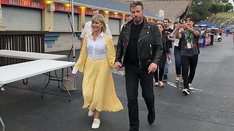 Olivia Newton-John, John Travolta Dress Up As Danny and Sandy Re-Creating the ‘Grease’ Moment (View Pic)