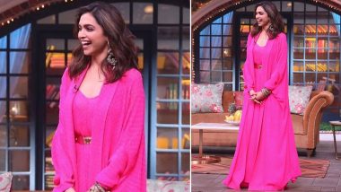 Gulabooo... Zara Itr Gira Do! Deepika Padukone Looks Pretty in Pink for Chhapaak Promotions on The Kapil Sharma Show