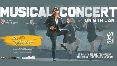 Ala Vaikunthapurramuloo: Musical Concert of Allu Arjun Starrer to Be Held On January 6, 2020 in Hyderabad