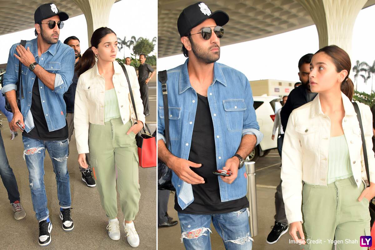 Aiport Style - Ranbir Kapoor and Alia Bhatt