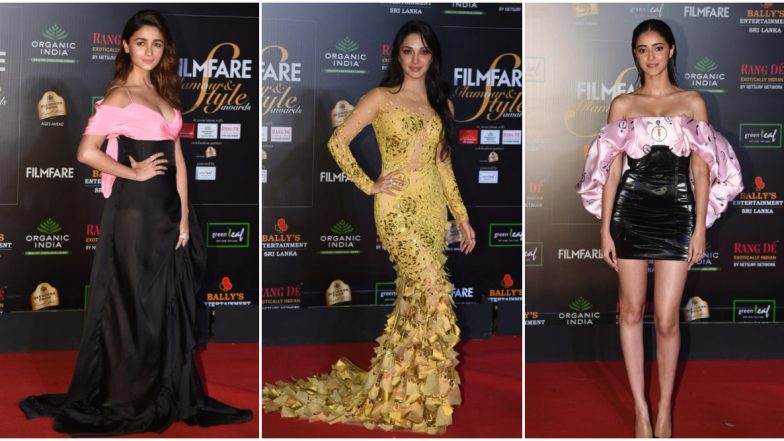 Filmfare Glamour and Style Awards 2019 Red Carpet: Alia Bhatt, Kiara Advani, Ananya Panday Slay With Gorgeous Looks (See Pics)
