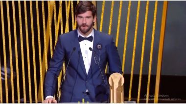 Alisson Becker Wins Yashin Trophy at Ballon d’Or 2019 Awards Ceremony, Liverpool Player Becomes First-Ever to Clinch Lev Yashin Goalkeeping Award