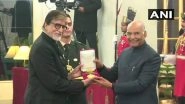 Amitabh Bachchan Honoured with  Dadasaheb Phalke Award by President Ram Nath Kovind at Rashtrapati Bhavan in Delhi