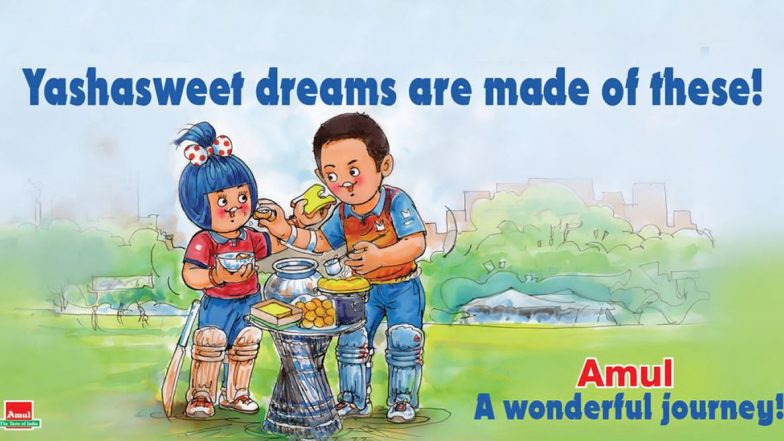 Amul Lauds Yashasvi Jaiswal After Panipur Seller’s Son Signed by Rajasthan Royals For 2.4 Crore in IPL 2020 Player Auction