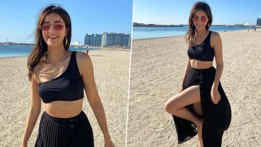 Ananya Panday Kicks Off Her Fun Dubai Vacation With Friends With a Sexy Black Look! (View Pics)