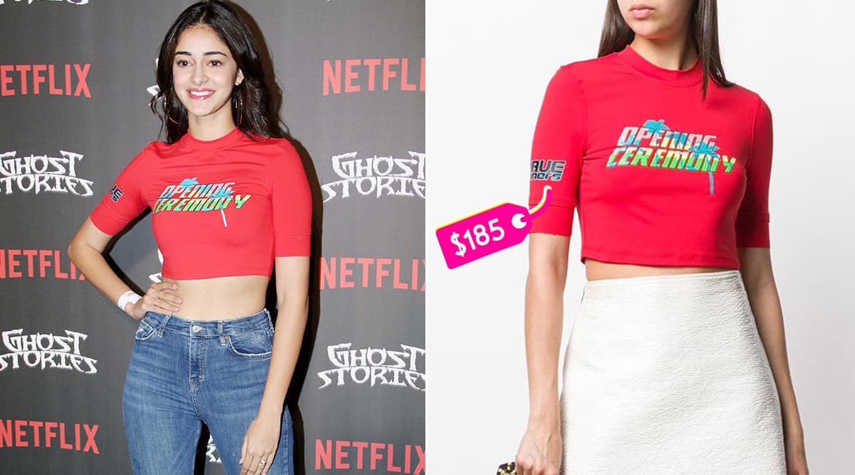 Ananya Panday in Opening Ceremony tee for Ghost Stories Screening (2)