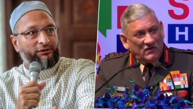 Asaduddin Owaisi's Retort to General Bipin Rawat's Criticism of Students Leading Anti-CAA Stir: 'Leadership is Knowing Limits of One’s Office'