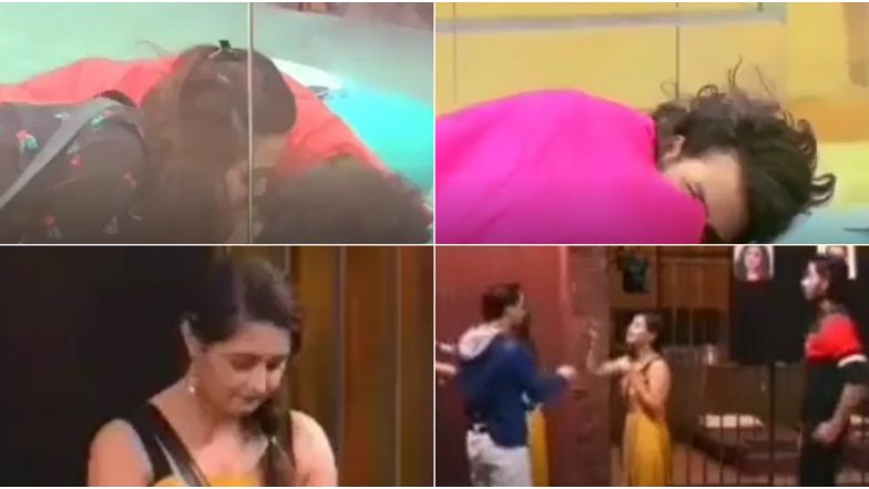 Bigg Boss 13 Day 65 Preview: Madhurima Tuli Kisses on Vishal Aditya Singh’s Forehead and Rashami Desai’s Silly Mistake in the Captaincy Task Upsets Asim Riaz (Watch Video)