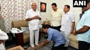 Karnataka Assembly By-Elections 2019 Results: BS Yediyurappa Celebrates with Son BY Vijayendra as Trends Show BJP Leading on 12 Seats