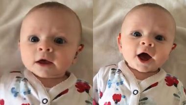 Severely Deaf Baby Daughter’s Adorable Squeaking After Using Hearing Aid Is Simply Adorable (Watch Video)