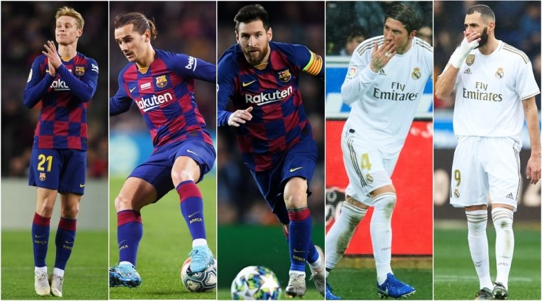 Barcelona vs Real Madrid, El Clasico 2019 Match: 5 Players to Watch Out for in BAR vs RMA Game