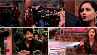 Bigg Boss 13 Weekend Ka Vaar Preview: Rashami Desai Throws Chai On Sidharth Shukla and Calls Him 'Kachra', Salman Khan Calls Her Behaviour 'Disgusting' (Watch Video)