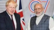 'Hope to See You in Perfect Health Very Soon': PM Narendra Modi to UK Counterpart Boris Johnson, Who Has Been Hospitalised Due to Coronavirus