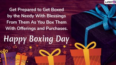 Boxing Day 2019 Greetings & Images: WhatsApp Stickers, Facebook Messages, Quotes, SMS and Wallpapers to Wish on Second Christmas Day