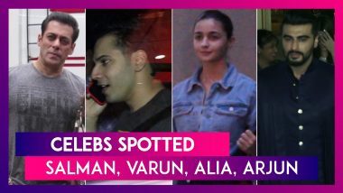 Salman Khan, Varun Dhawan, Alia Bhatt & Others Seen In The City | Celebs Spotted