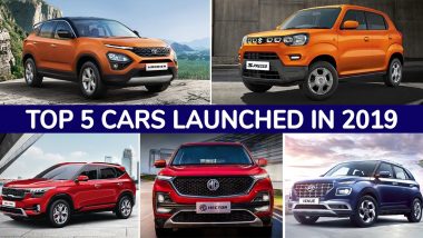 Top 5 Cars Launched in India During 2019: Maruti S-Presso, Kia Seltos, MG Hector, Tata Harrier & Hyundai Venue