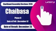 Chaibasa&nbsp;(ST) Vidhan Sabha Constituency Result in Jharkhand Assembly Elections 2019: Deepak Birua of JMM Wins MLA Seat