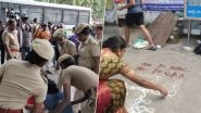 Anti-CAA Row: Chennai Police Detain 8 People For Participating in 'Kolam Protest' by Drawing 'Rangoli' on Streets, Release Them Later