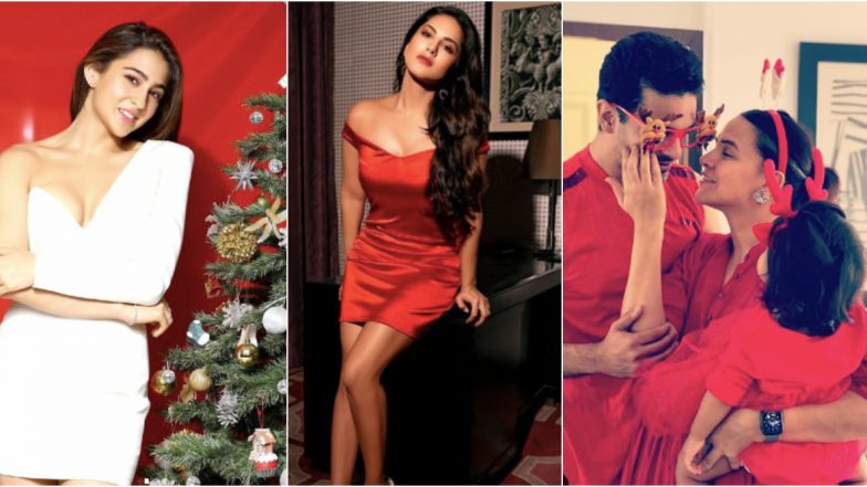 Christmas 2019: Sara Ali Khan, Sunny Leone, Neha Dhupia and Other Celebs Post Xmas Wishes For Fans With Adorable Pictures 