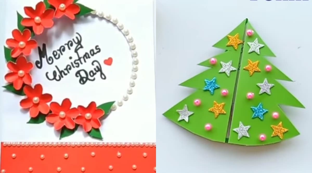 Christmas 19 Greeting Cards 5 Beautiful Diy Xmas Card Ideas To Make And Wish On The Festival Watch Videos Latestly