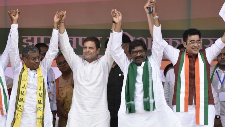 Hemant Soren to Take Oath as Jharkhand Chief Minister on December 29; From Rahul Gandhi to Mamata Banerjee, Here is List of Guests Attending Oath Taking Ceremony