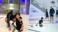Cristiano Ronaldo Hailed As &lsquo;Best in the World&rsquo; by Khabib Nurmagomedov, Juventus Star Plays Football With Young Spirited Kazakh Boy With No Legs (Watch Video)