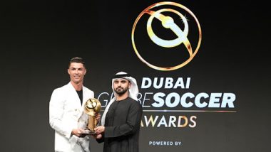 Cristiano Ronaldo Wins 2019 Men’s Best Player at Dubai Globe Soccer Awards (Watch Video)