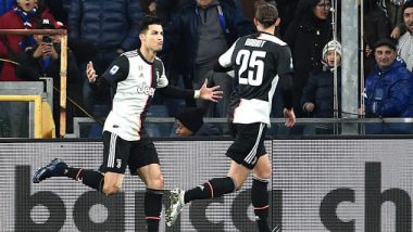 Cristiano Ronaldo Scores Gravity-Defying Header for Juventus Against Sampdoria in Serie A 2019–20 Encounter (Watch Video)