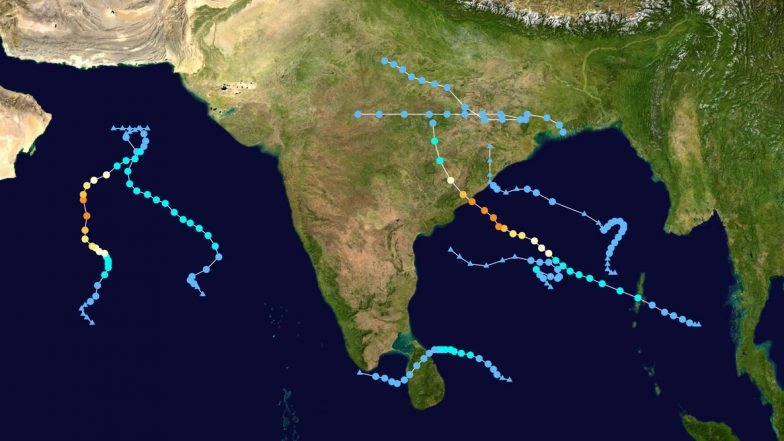 Cyclone Yaas, Gulab, Shaheen and More: Check List of Cyclone Names That Would Occur Over the North Indian Ocean Including Bay of Bengal and Arabian Sea