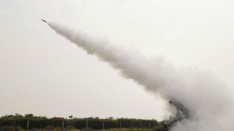 QRSAM System Developed by DRDO Successfully Test-Fired Off Odisha Coast (Watch Video)