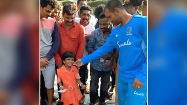 Denesh Ramdin, West Indies Wicket-Keeper, Wins Hearts With His Sweet Gesture Towards 4-Year-Old Fan, See Pics