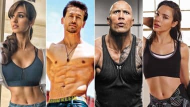 Year Ender 2019 on Celeb Fitness: From Tiger Shroff, Disha Patani, Dwayne Johnson to Gal Gadot, Here’s Look at Workout Videos of Celebs That Are GOALS!