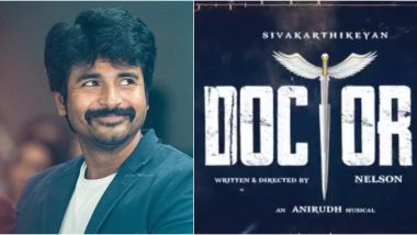 Doctor: Ahead of Hero's Release, Sivakarthikeyan Drops the Motion Poster of His Next With Director Nelson (Watch Video)