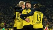 UEFA Champions League 2019&ndash;20 Result: Jadon Sancho, Marco Reus Goals Help Dortmund Beat Slavia Praha 2&ndash;1 and Secure Last 16 Berth