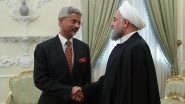 EAM S Jaishankar Meets Iranian President Hassan Rouhani as India, Iran Agree to Accelerate Work on Chabahar