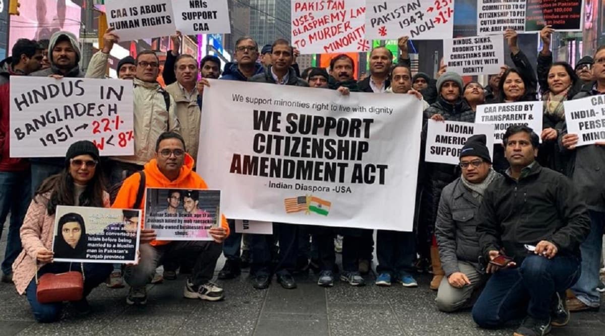 Indian-Americans Hold Events in New York in Support of Citizenship Amendment Act Indian-Americans Hold Events in New York in Support of Citizenship Amendment Act