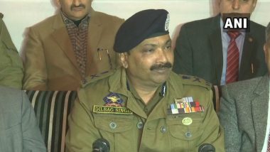 Pakistan Repeatedly Trying to Send Terrorists from Launching Pads, Such Attempts Will Be Foiled, Says J&K DGP Dilbag Singh