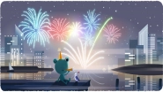 New Year's Eve 2019 Google Doodle Featuring 'Froggy - the Weather Frog' Ahead of Leap Year 2020 Is Too Cute To Miss