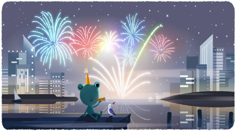 New Year's Eve 2019: Google Marks Celebratory Occasion With Doodle Featuring 'Froggy'